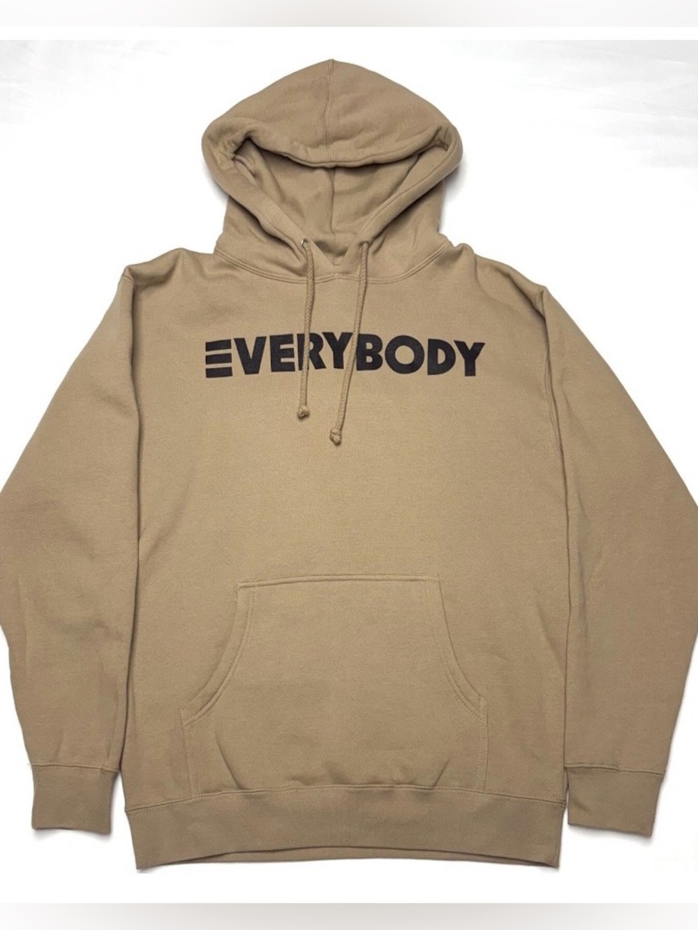 Official Logic “Everybody” album merchandise hoodie, tan & black, size Medium* - Picture 8 of 9